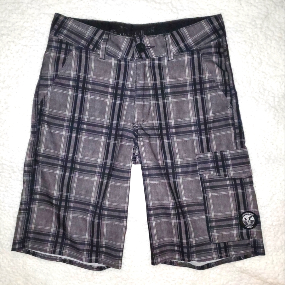 Vans Lightweight Shorts, Boys 12, black/gray